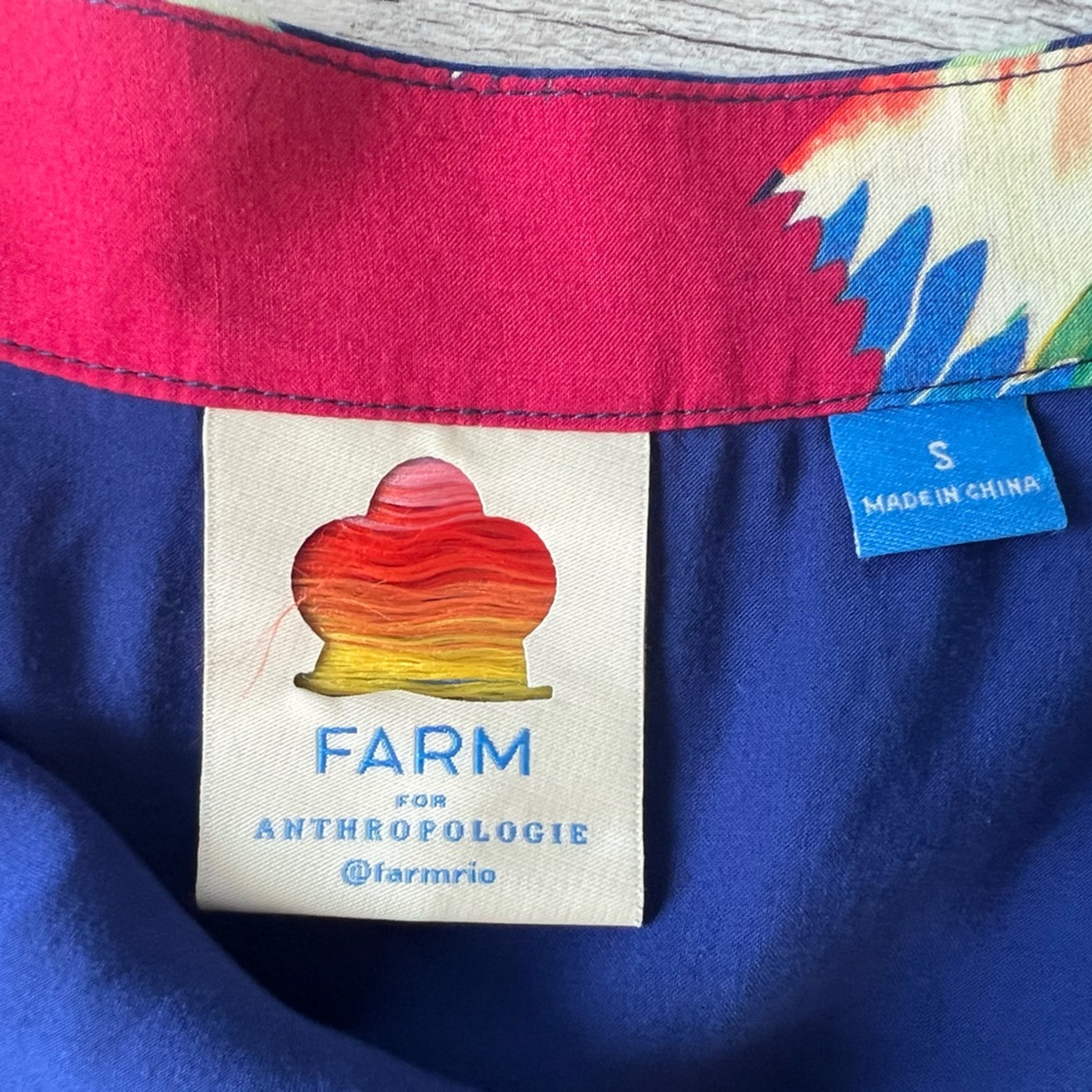 Farm Rio Fatima Tiered Midi Skirt Size Small - Picture 4 of 13